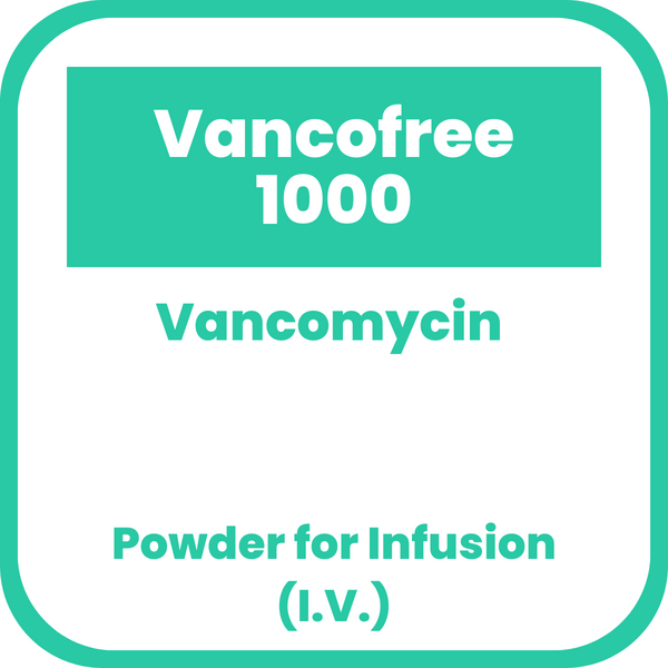 VANCOFREE 1000 1g Powder for IV Infusion 20mL price in the